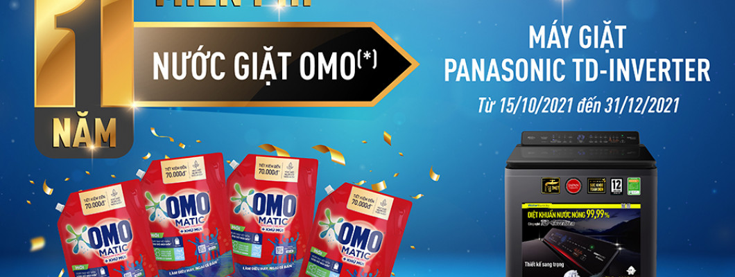 TẶNG MIỄN PHÍ 1 NĂM NƯỚC GIẶT OMO TẶNG MIỄN PHÍ 1 NĂM NƯỚC GIẶT OMO