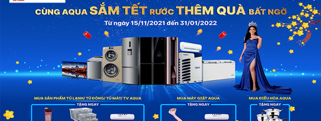 CÙNG AQUA SẮM TẾT, RƯỚC THÊM QUÀ BẤT NGỜ CÙNG AQUA SẮM TẾT, RƯỚC THÊM QUÀ BẤT NGỜ