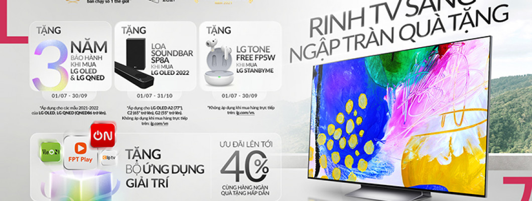 RINH TIVI SANG - NGẬP TRÀN QUÀ TẶNG