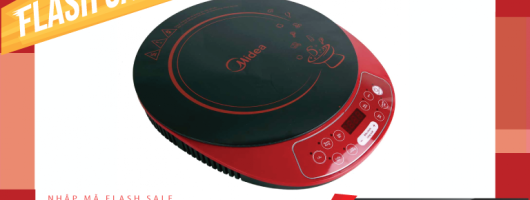 [FLASHSALE22062019] Bếp Điện Từ Midea MI-B2118DH