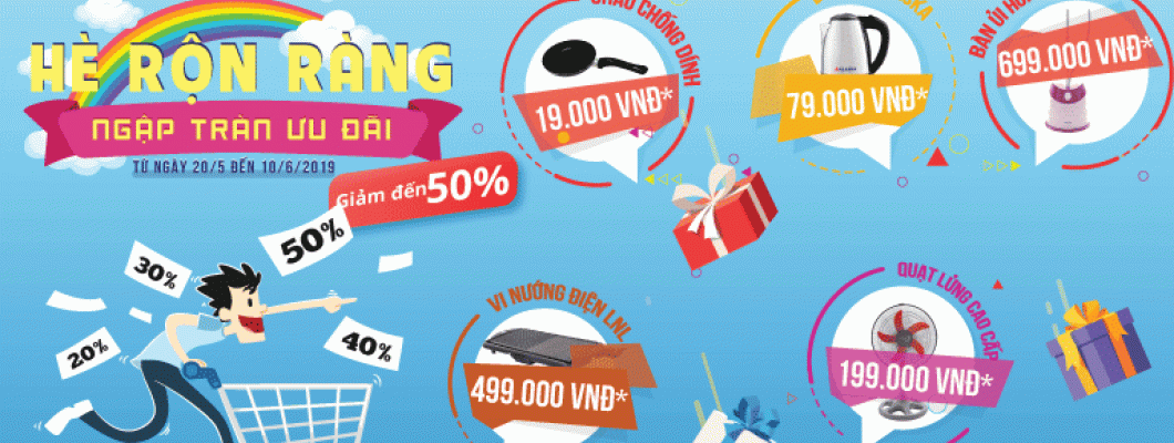 Hè rộn ràng - Ngập tràn ưu đãi Hè rộn ràng - Ngập tràn ưu đãi